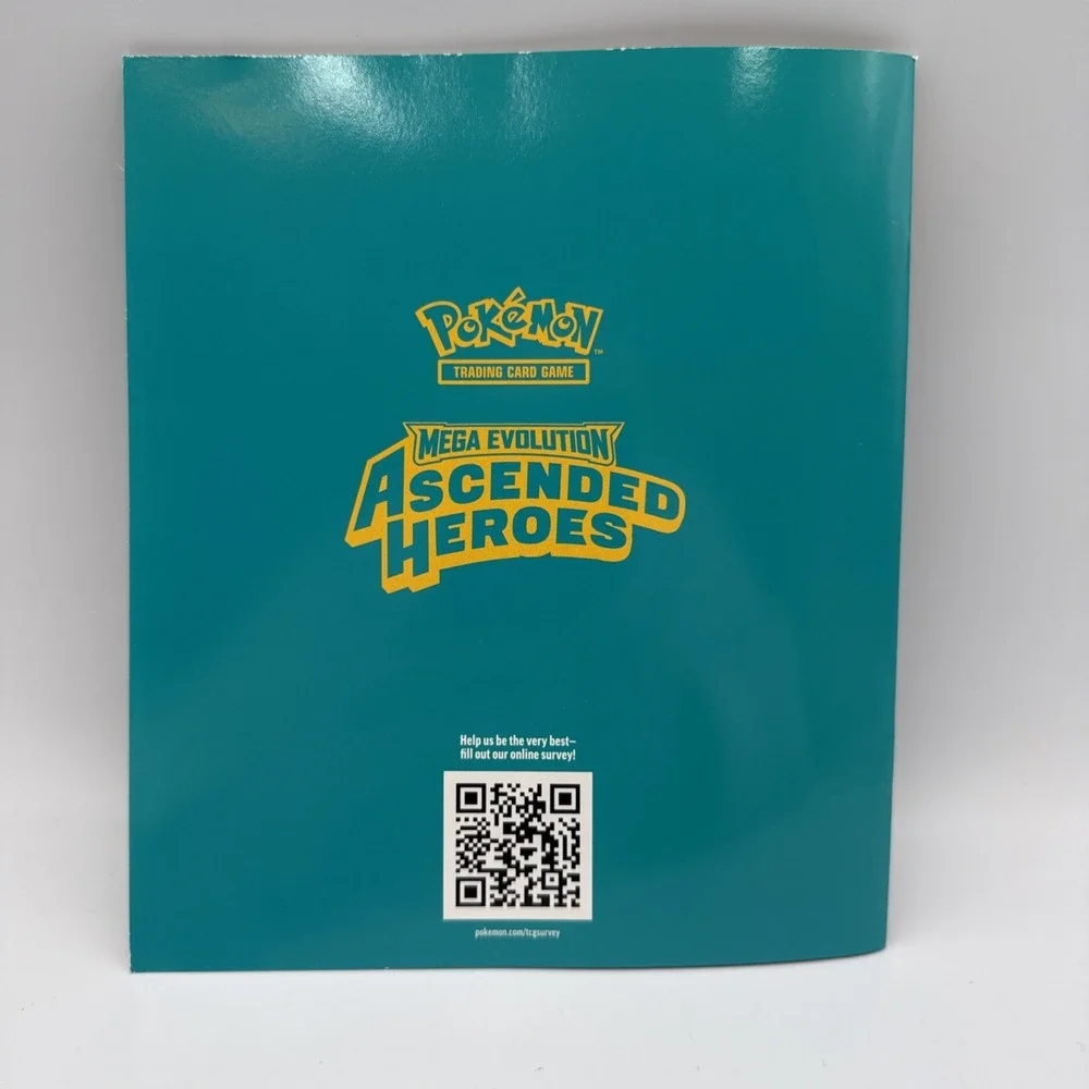 Ascended Heroes Player's Guide Book Pokemon ETB Elite Trainer Box